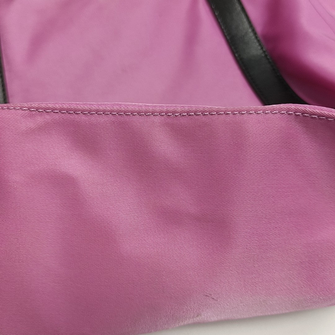 Nylon Tote Bag Pink