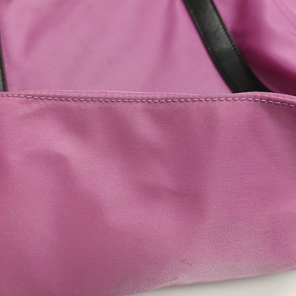 Nylon Tote Bag Pink
