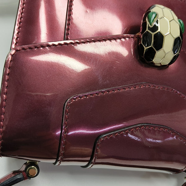 SERPENTI FOREVER Small Quilted Calfskin Red