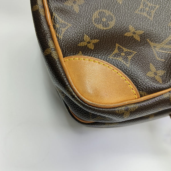 AMAZON Monogram Coated Canvas Brown
