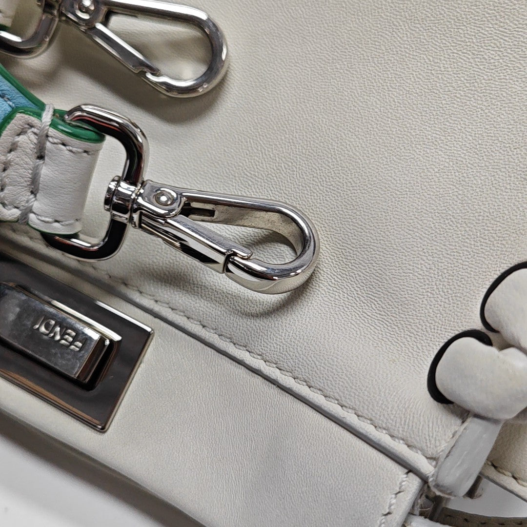 Peekaboo Mini Calfskin White
