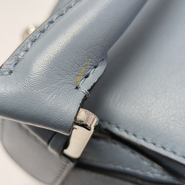 Puzzle Small Calfskin Blue