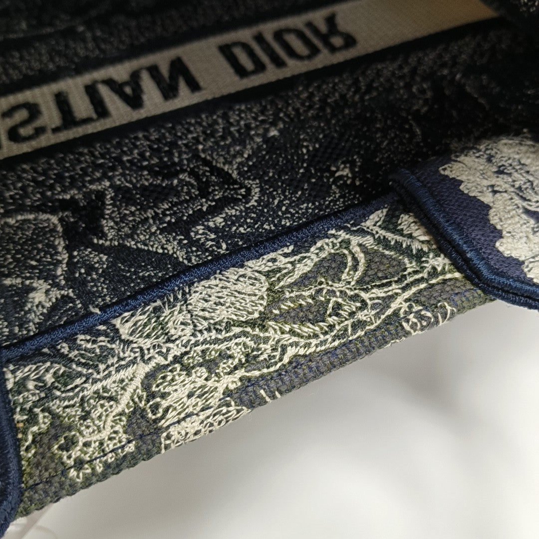 Book Tote Small Canvas Blue