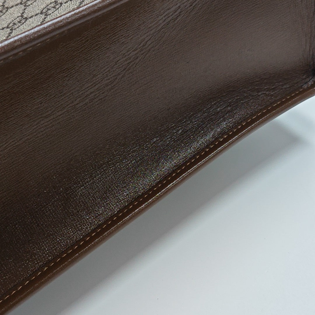 Retro Medium Monogram Coated Canvas Black