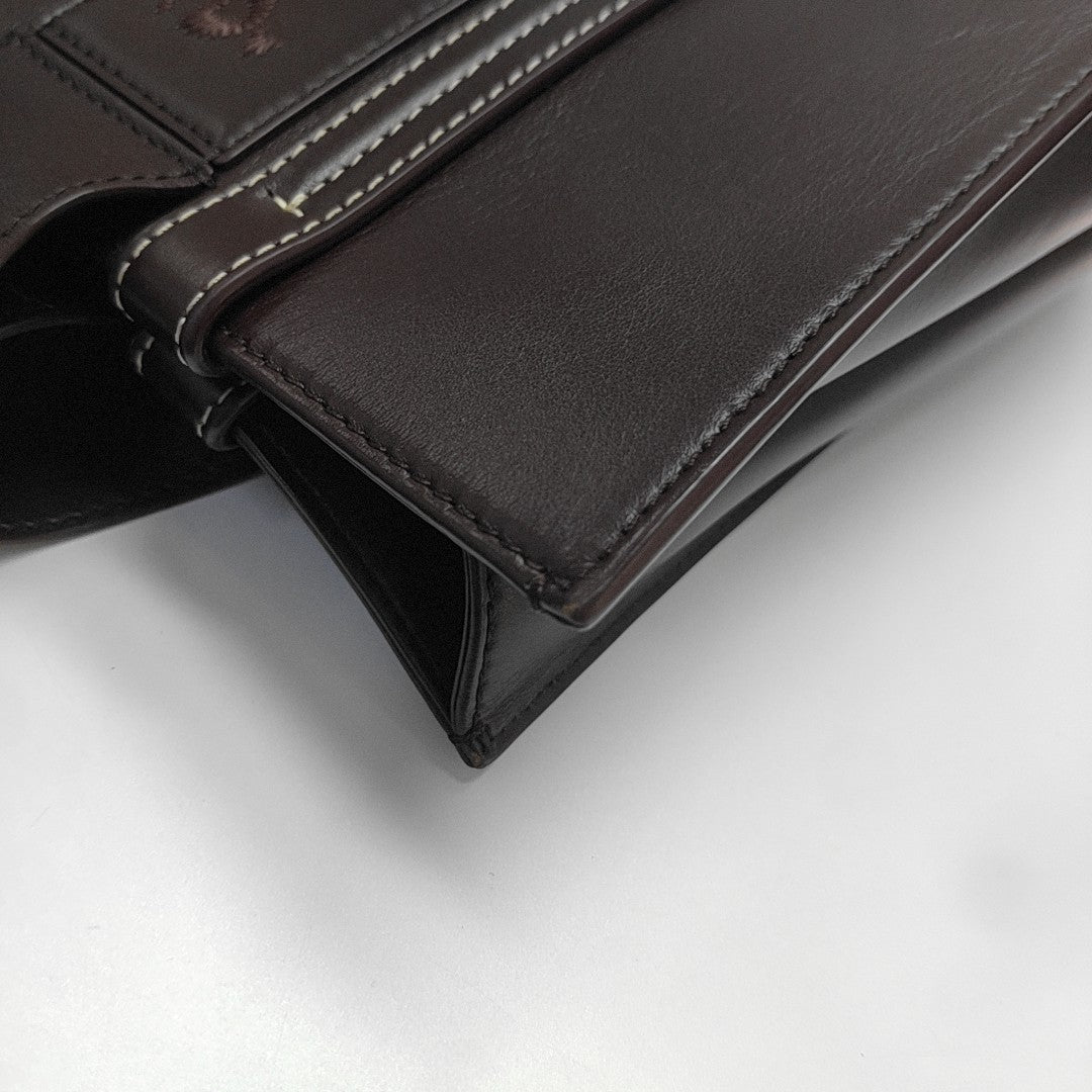 Woody Large Calfskin Red