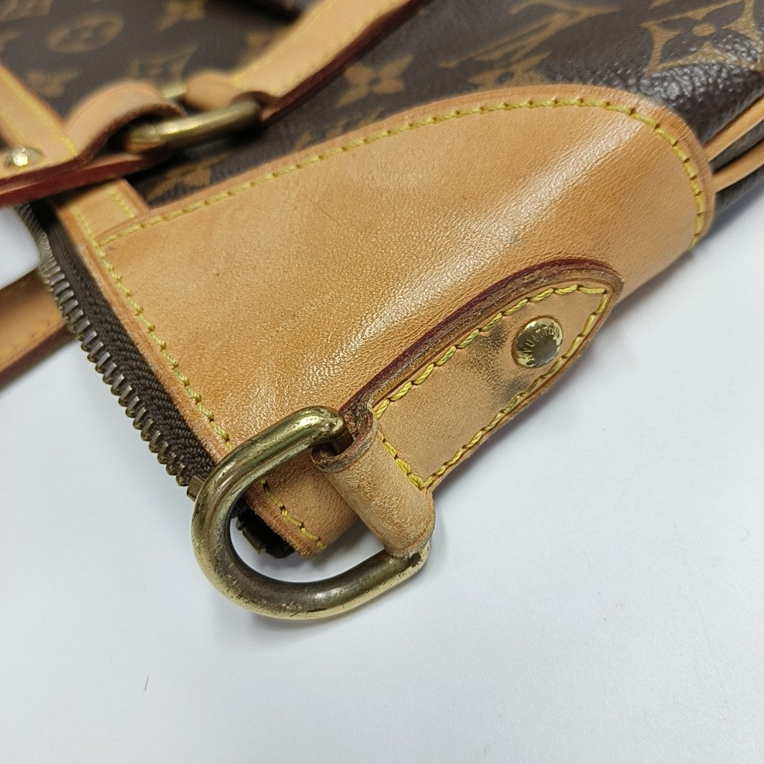 ODEON Monogram Coated Canvas Brown
