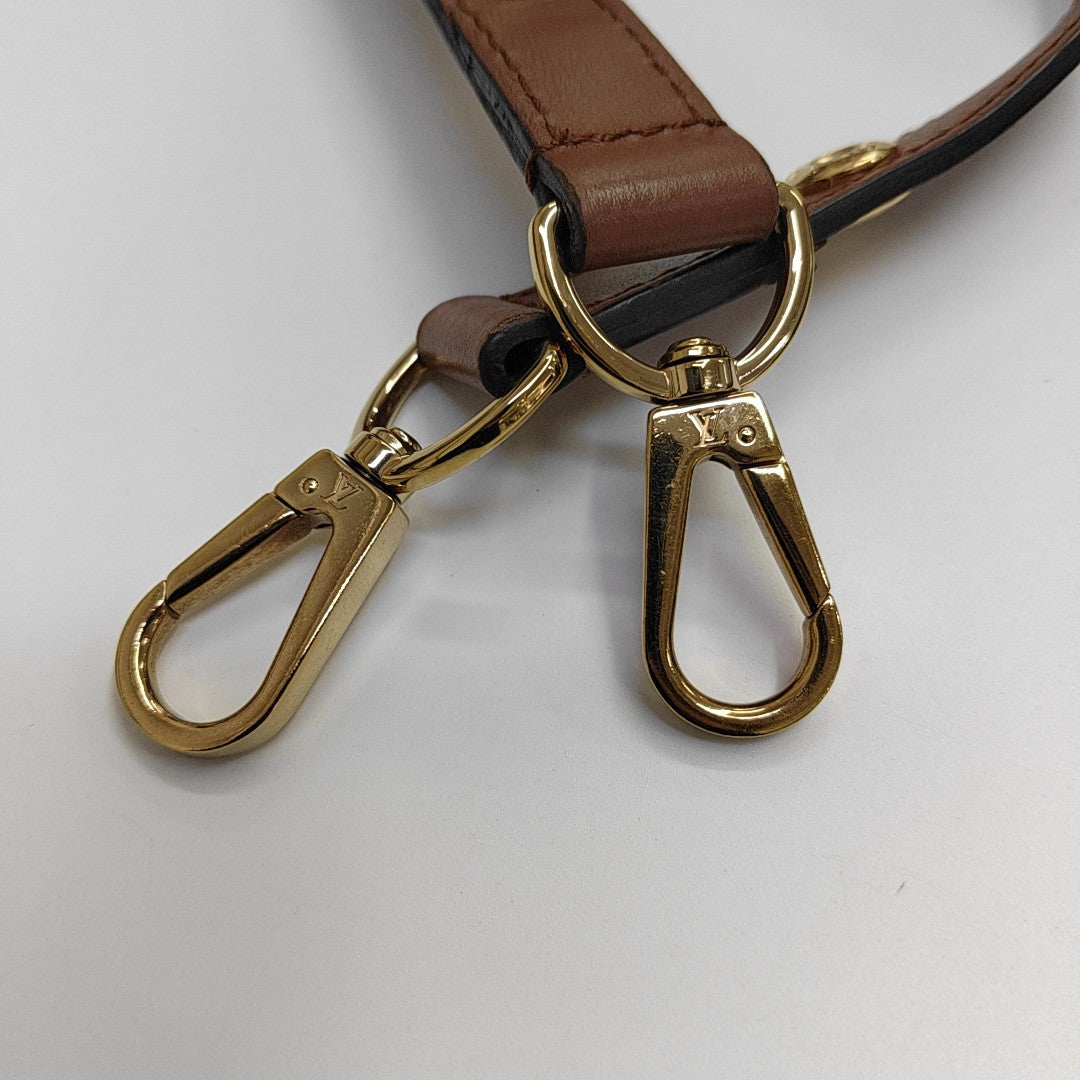 DAUPHINE MM Monogram Coated Canvas Brown