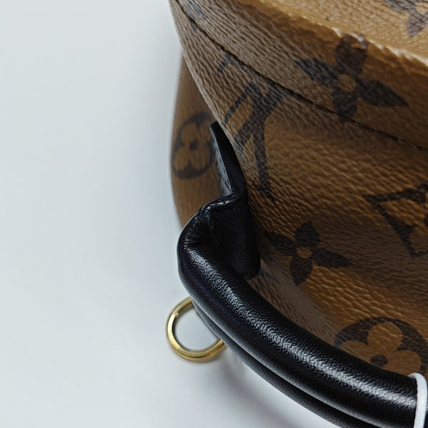 PALM SPRINGS Mini Monogram Coated Canvas Brown
