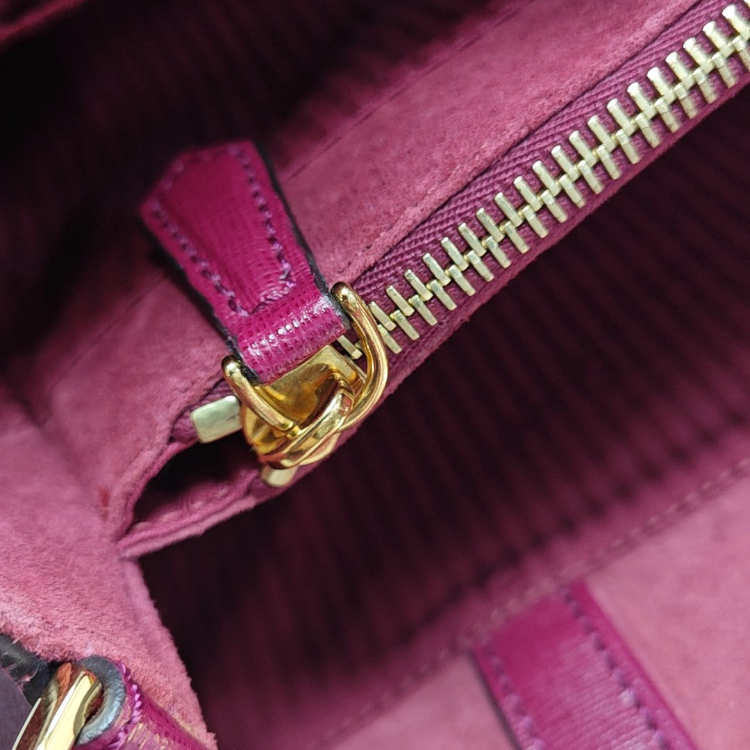 2 Jours Medium Calfskin Purple