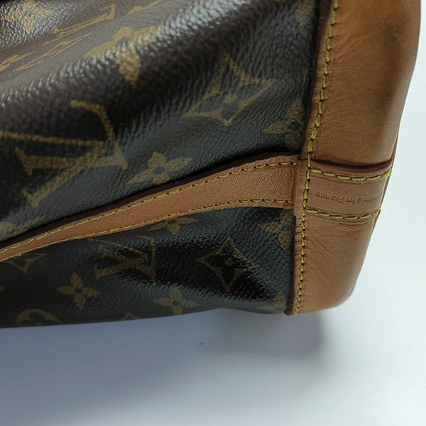 NOÉ BB Monogram Coated Canvas Brown