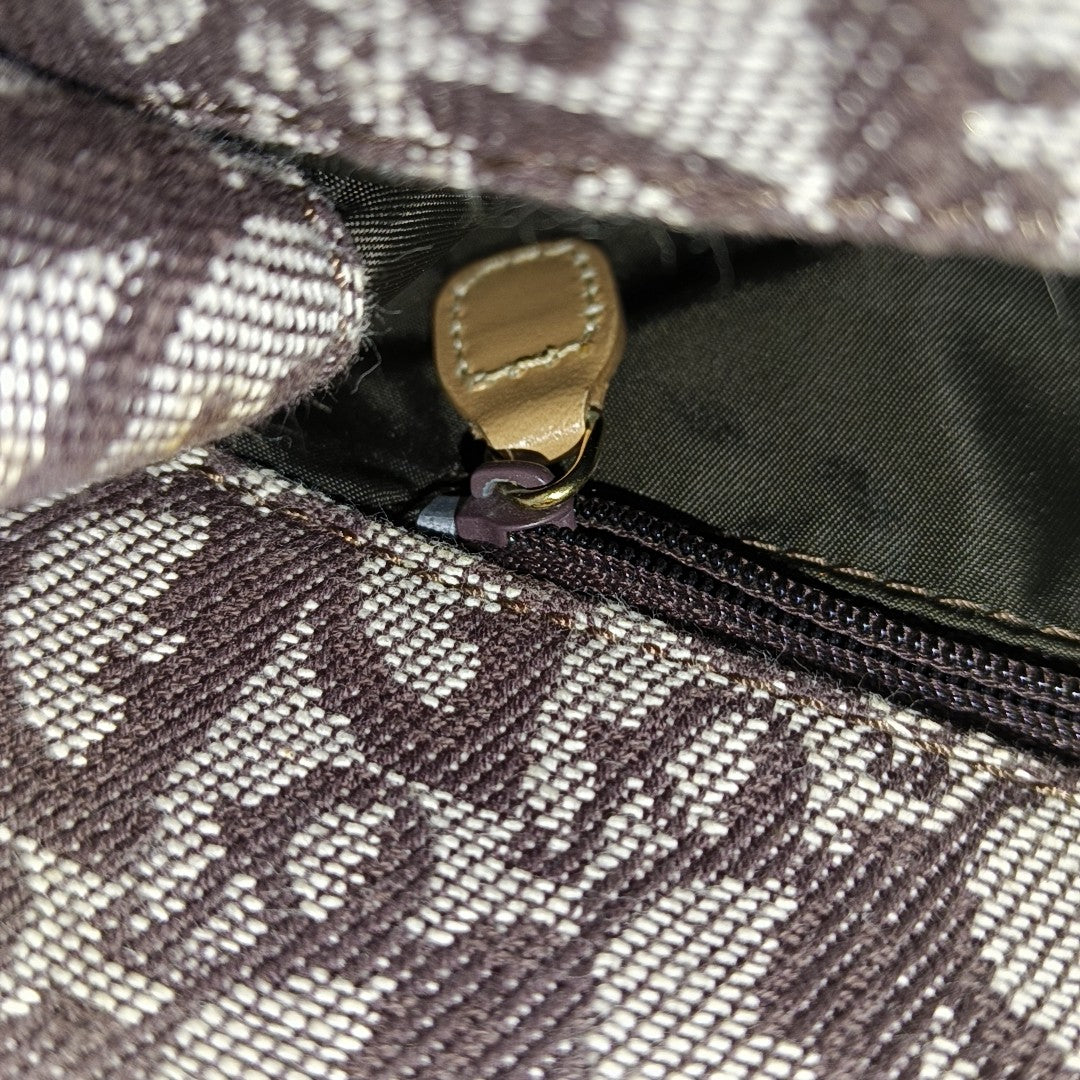 Vintage Tote Oblique Canvas Brown