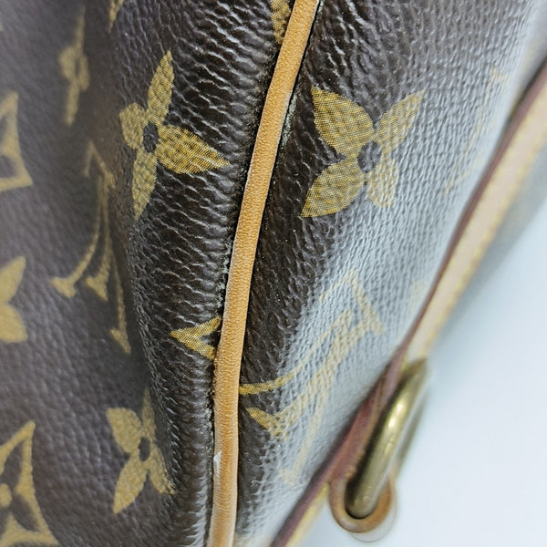 SPEEDY 30 Monogram Coated Canvas Brown