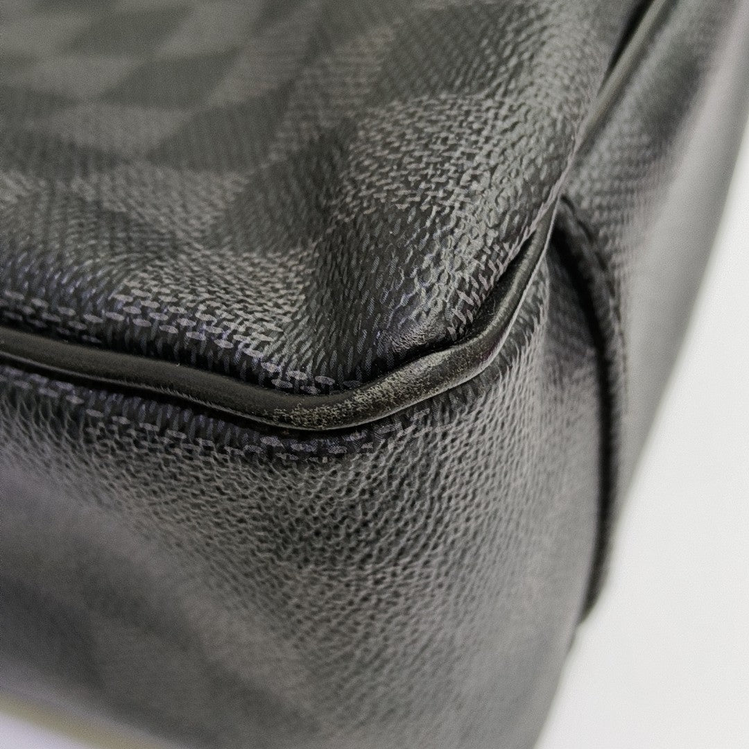TADAO PM Damier Graphite Coated Canvas Gray