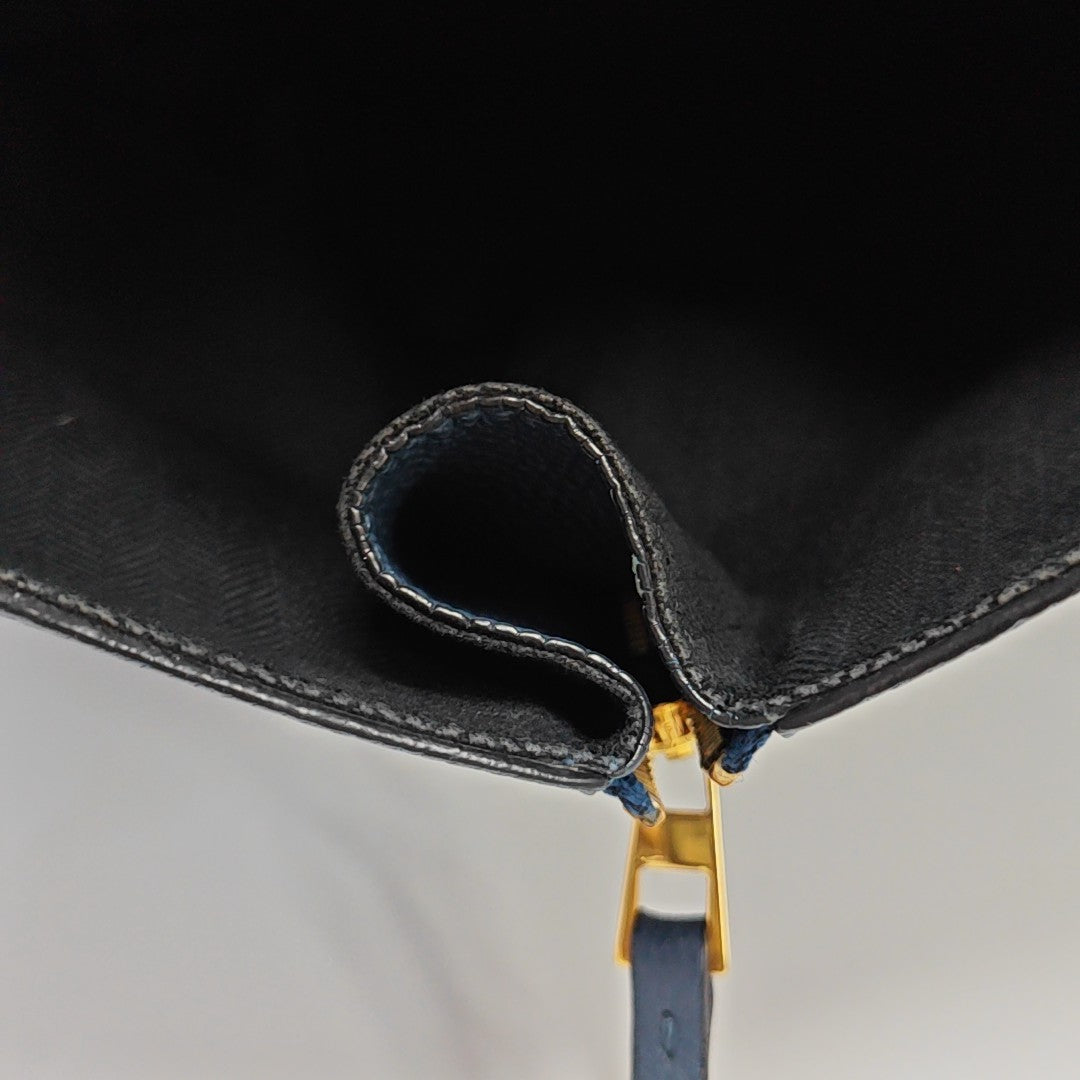 Hammock Small Calfskin Blue