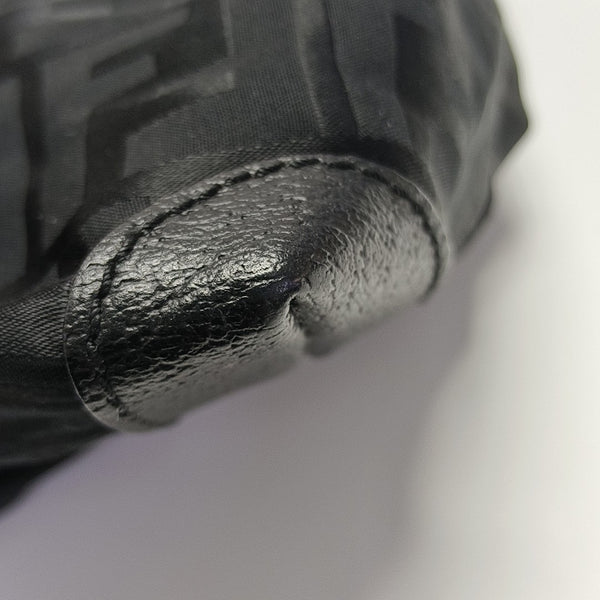 Fabric Top Handle Bag Black