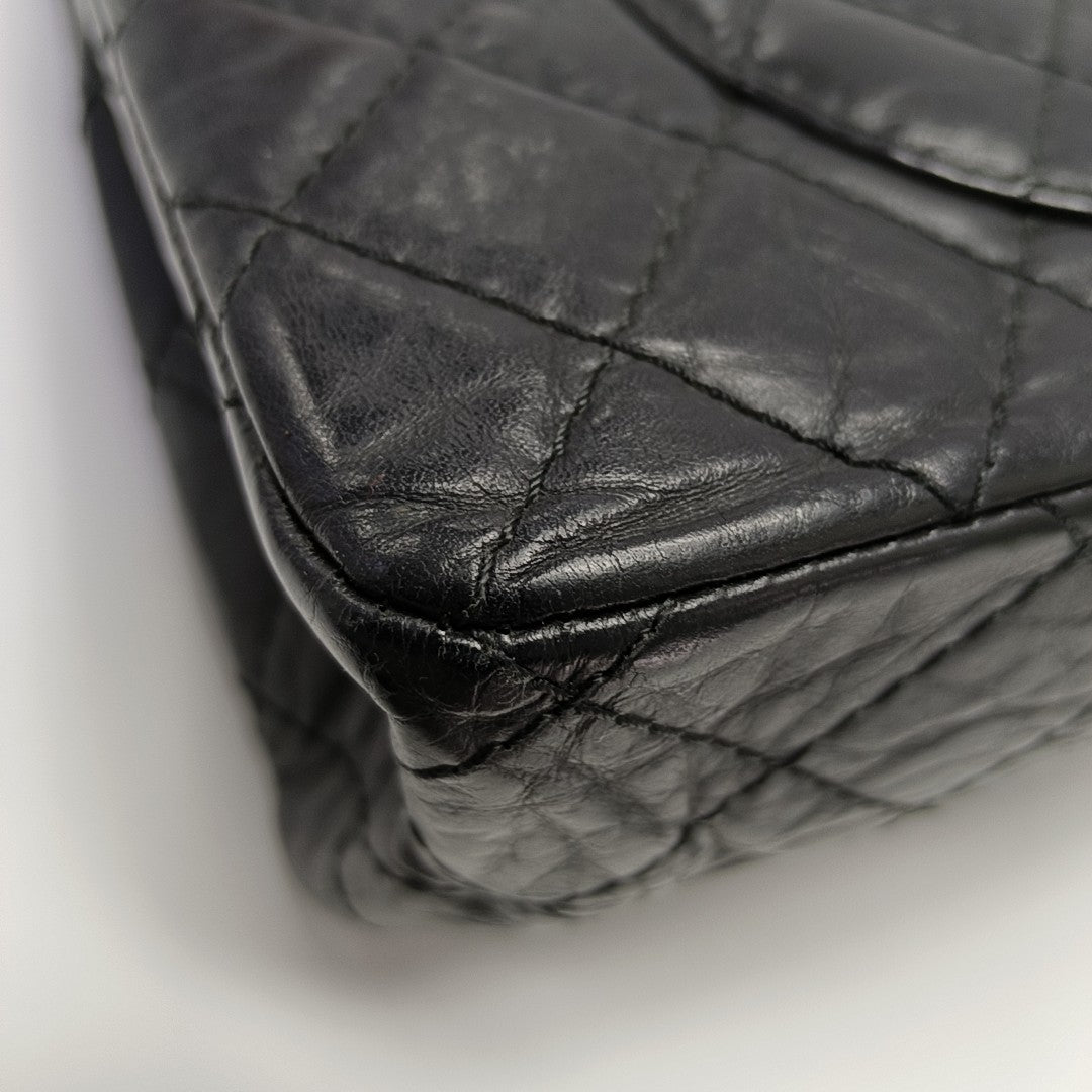 2.55 227 (jumbo) Quilted Calfskin Black