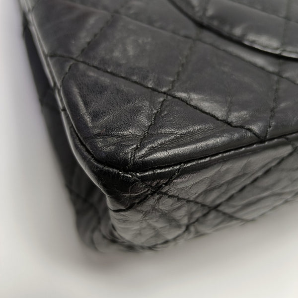 2.55 227 (jumbo) Quilted Calfskin Black