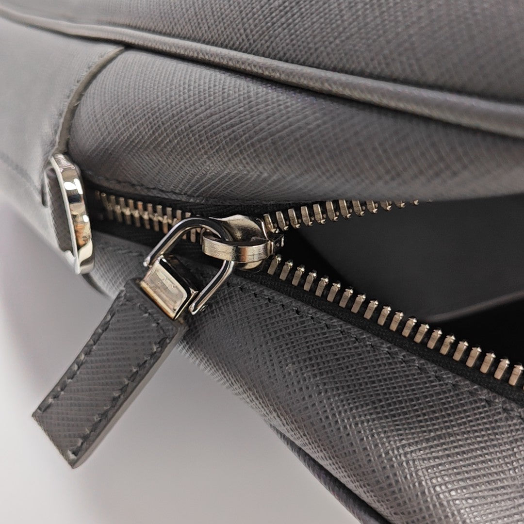 Saffiano Calfskin Gray