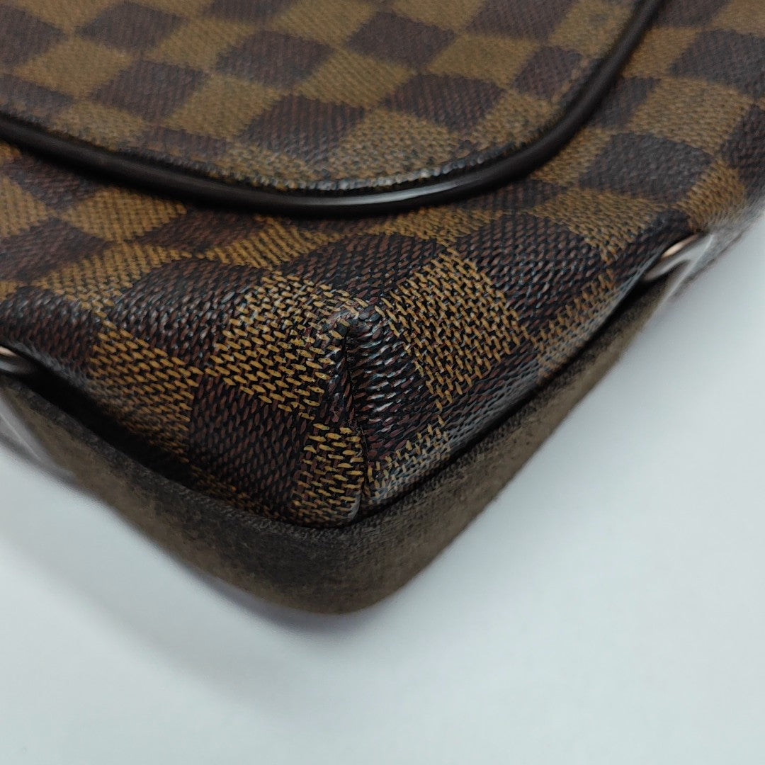 BROOKLYN Damier Ebene Coated Canvas Brown