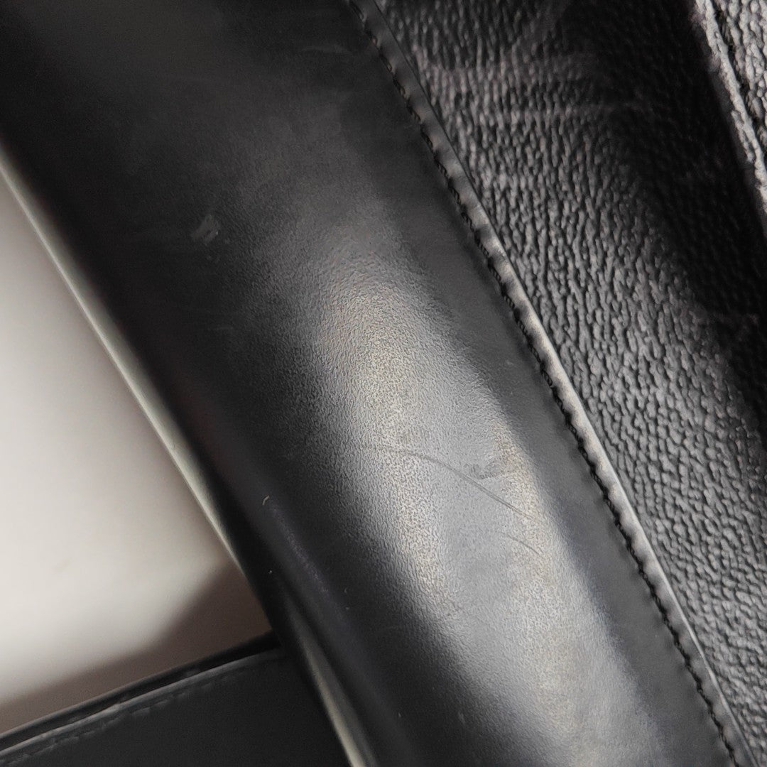VOYAGER PM Monogram Coated Canvas Black