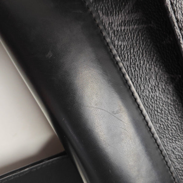 VOYAGER PM Monogram Coated Canvas Black