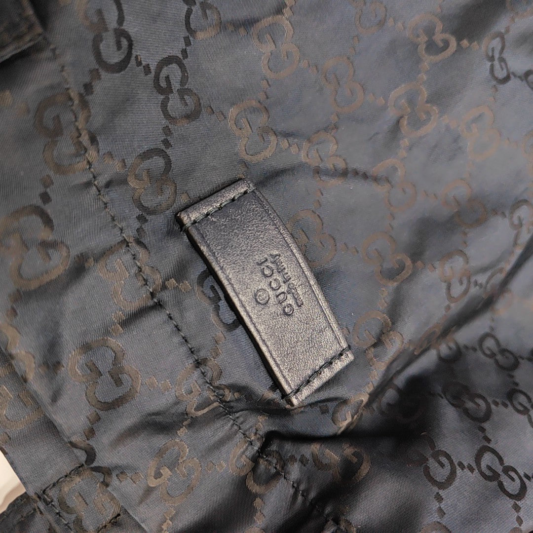 Monogram Nylon Top Handle Bag Blue