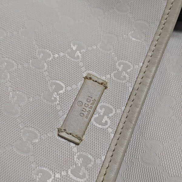 Monogram Coated Canvas White