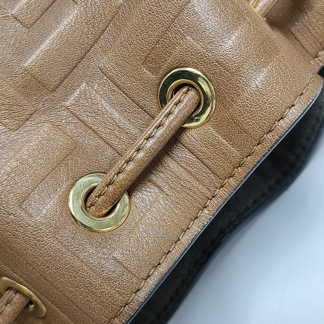 Mon Tresor Mini Calfskin Brown