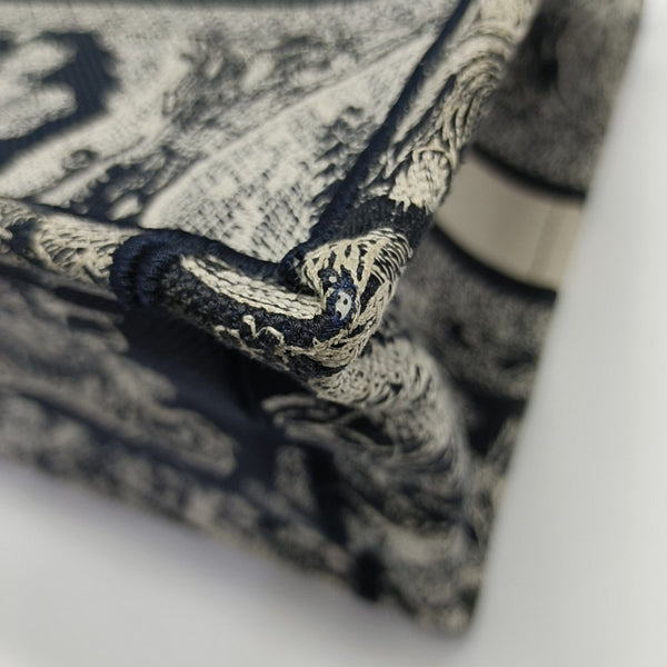 Book Tote Small Canvas Blue