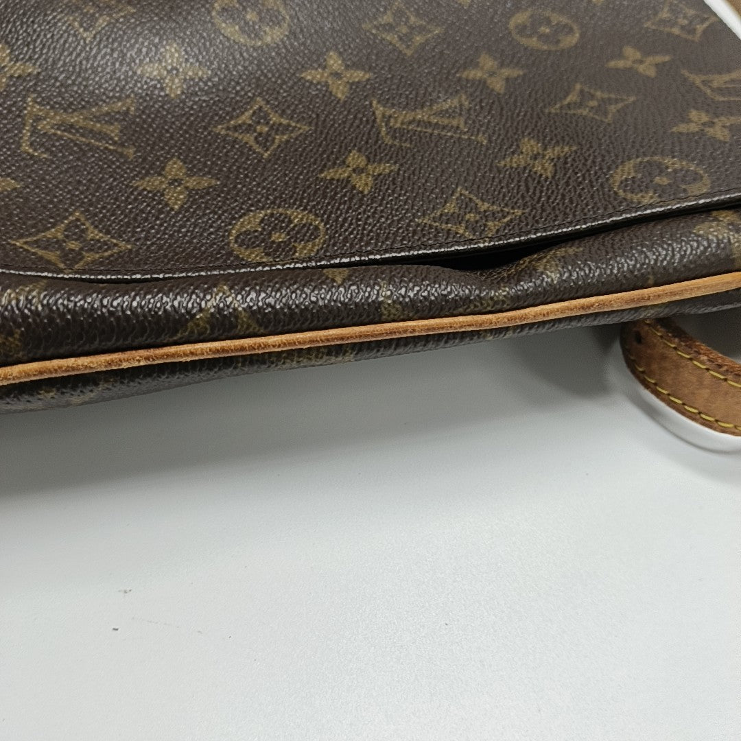 MUSETTE TANGO PM Monogram Coated Canvas Brown
