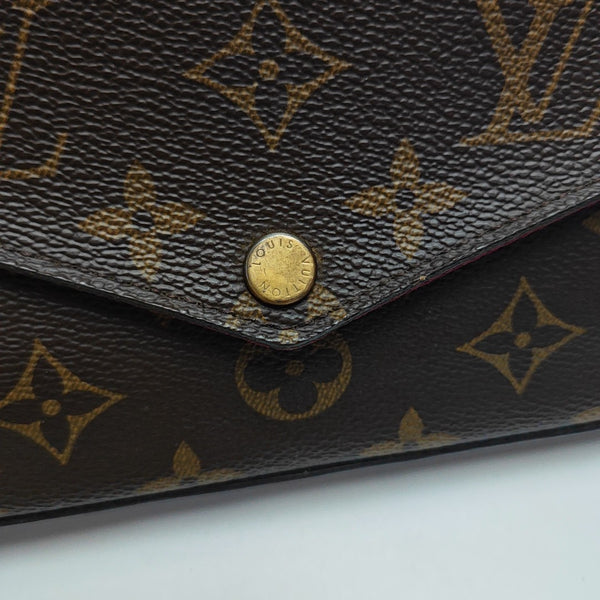 FÉLICIE Monogram Coated Canvas Brown