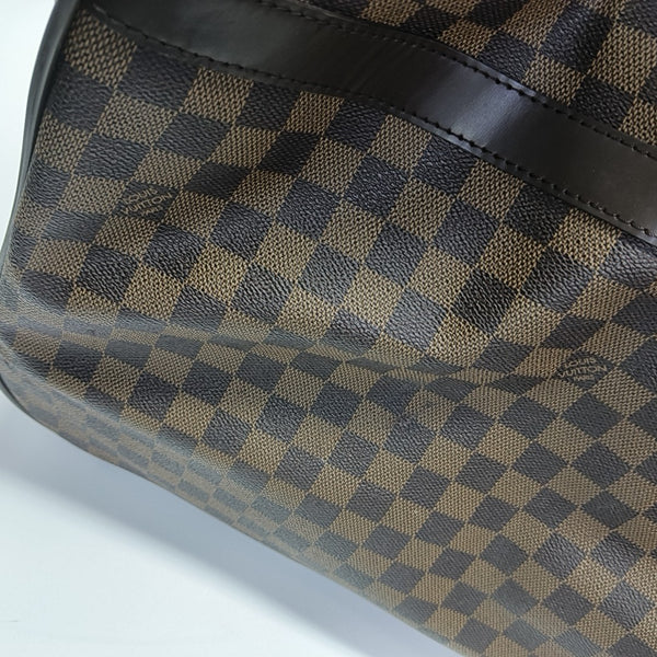 EOLE Damier Ebene Coated Canvas Brown