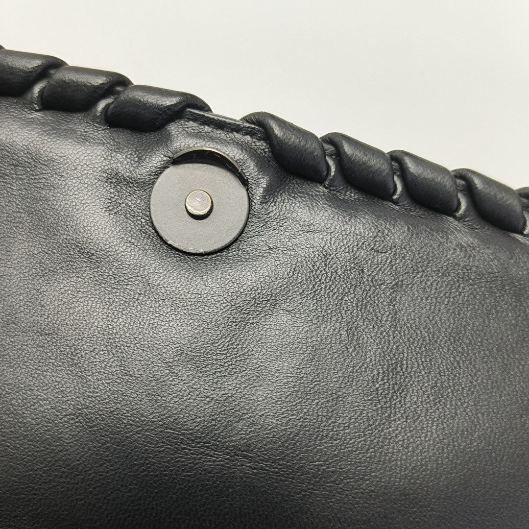 Lambskin Shoulder Bag Black
