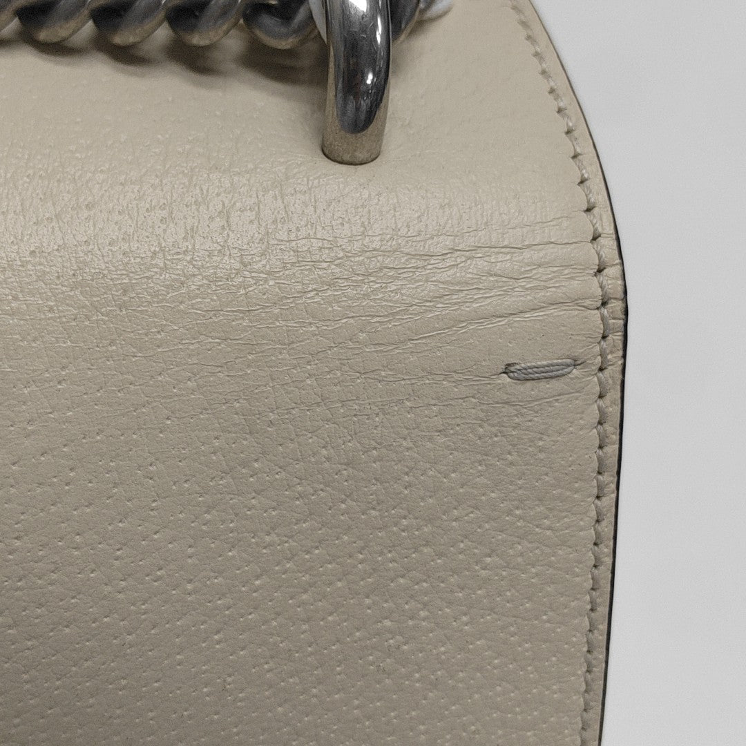 Dionysus Small Calfskin White