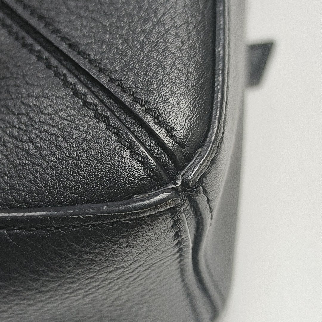 Puzzle Mini Calfskin Black