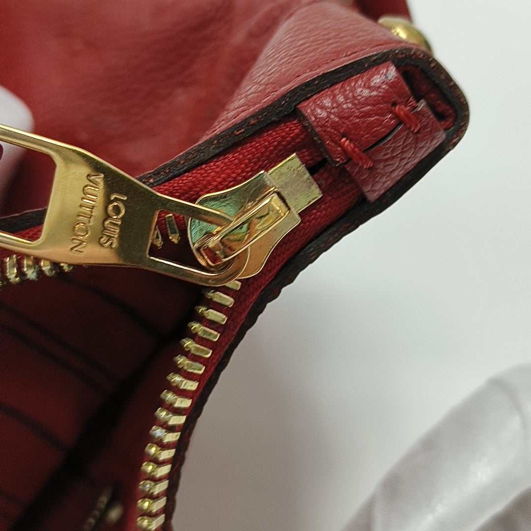 BASTILLE Monogram Calfskin Red