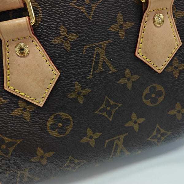 SPEEDY 20 Monogram Coated Canvas Brown