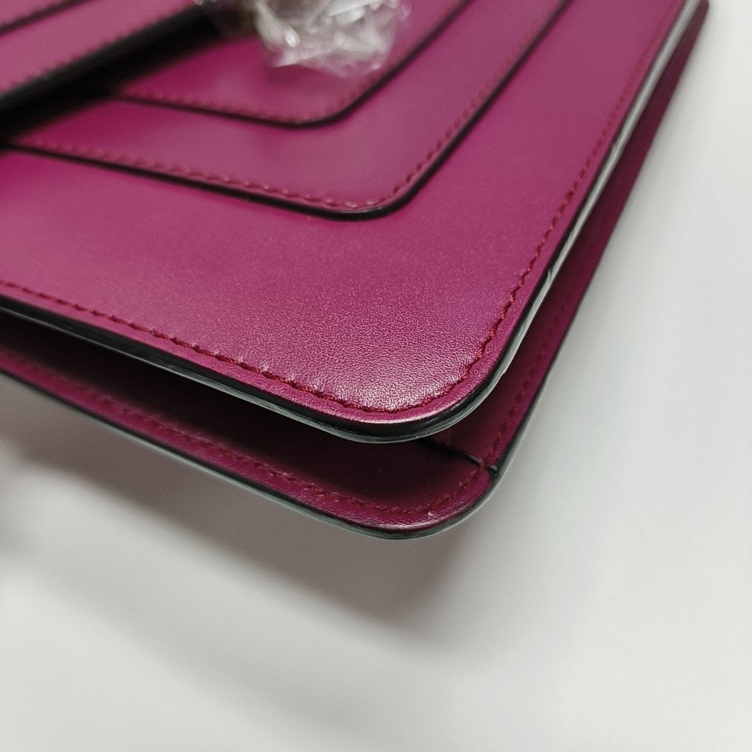 SERPENTI FOREVER Small Calfskin Red