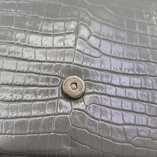 KATE Medium Calfskin Gray