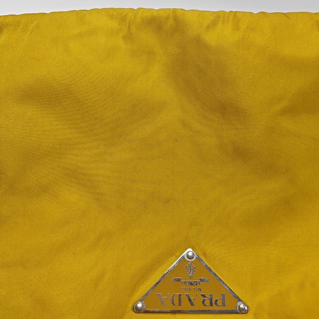 Nylon Shoulder Bag Yellow