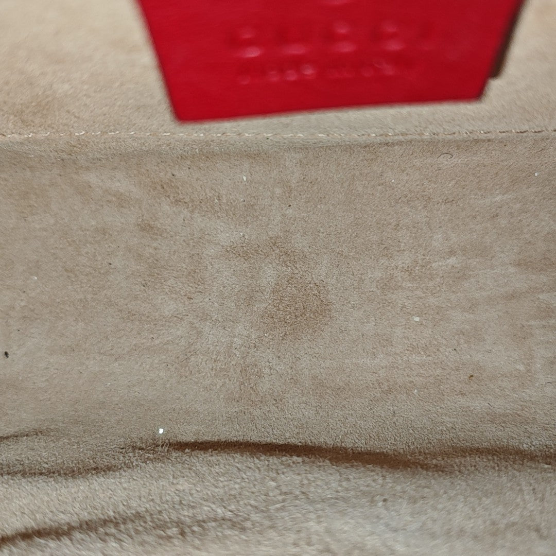 Padlock Small Calfskin Red