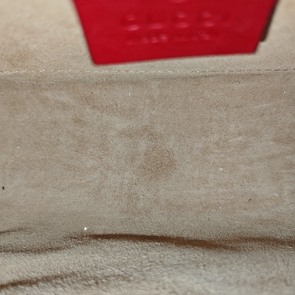 Padlock Small Calfskin Red