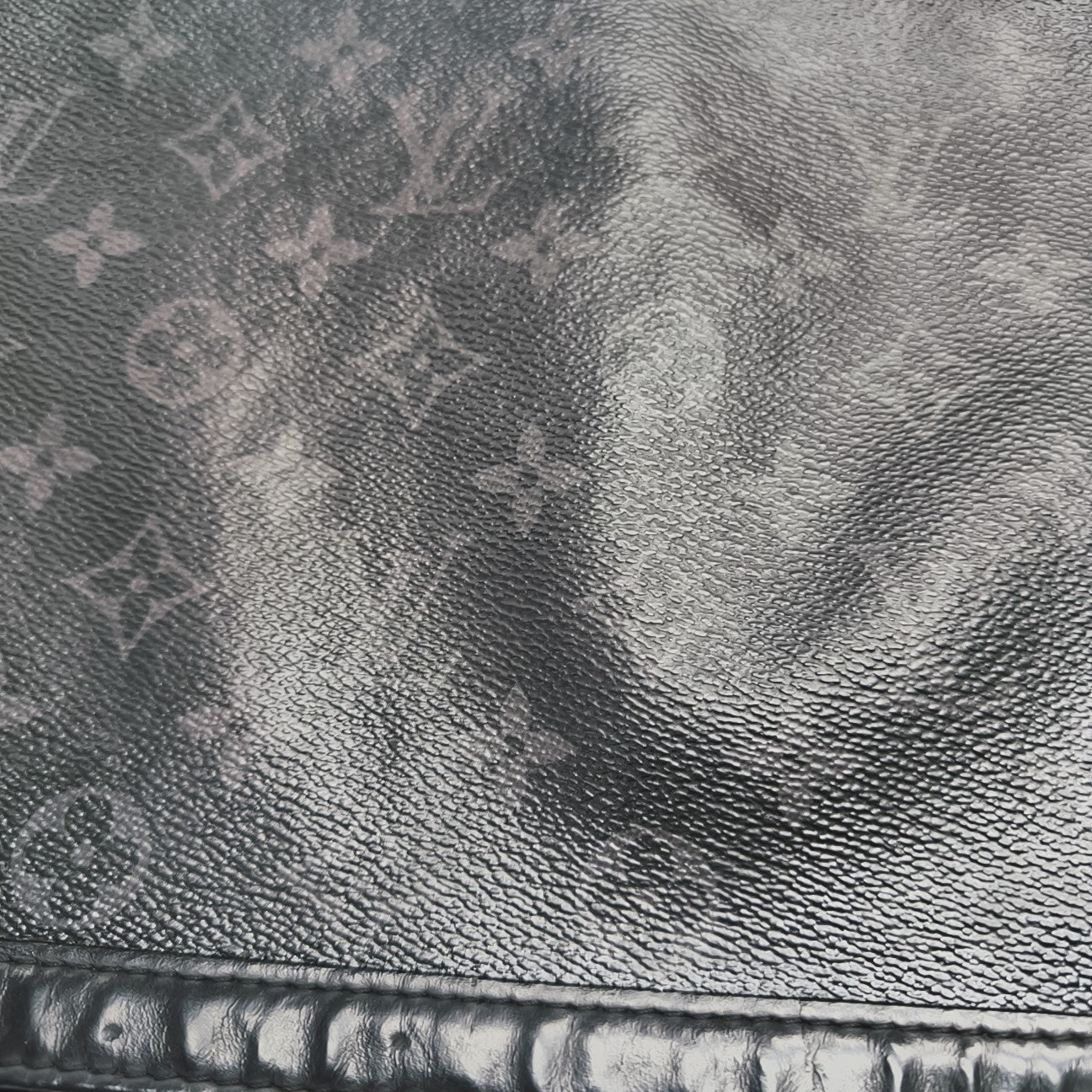 Pochette Voyag MM Monogram Coated Canvas Black