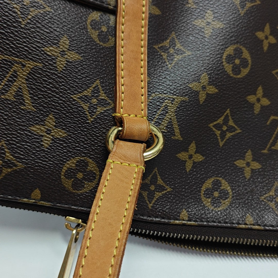 TOTALLY GM Monogram Coated Canvas Brown