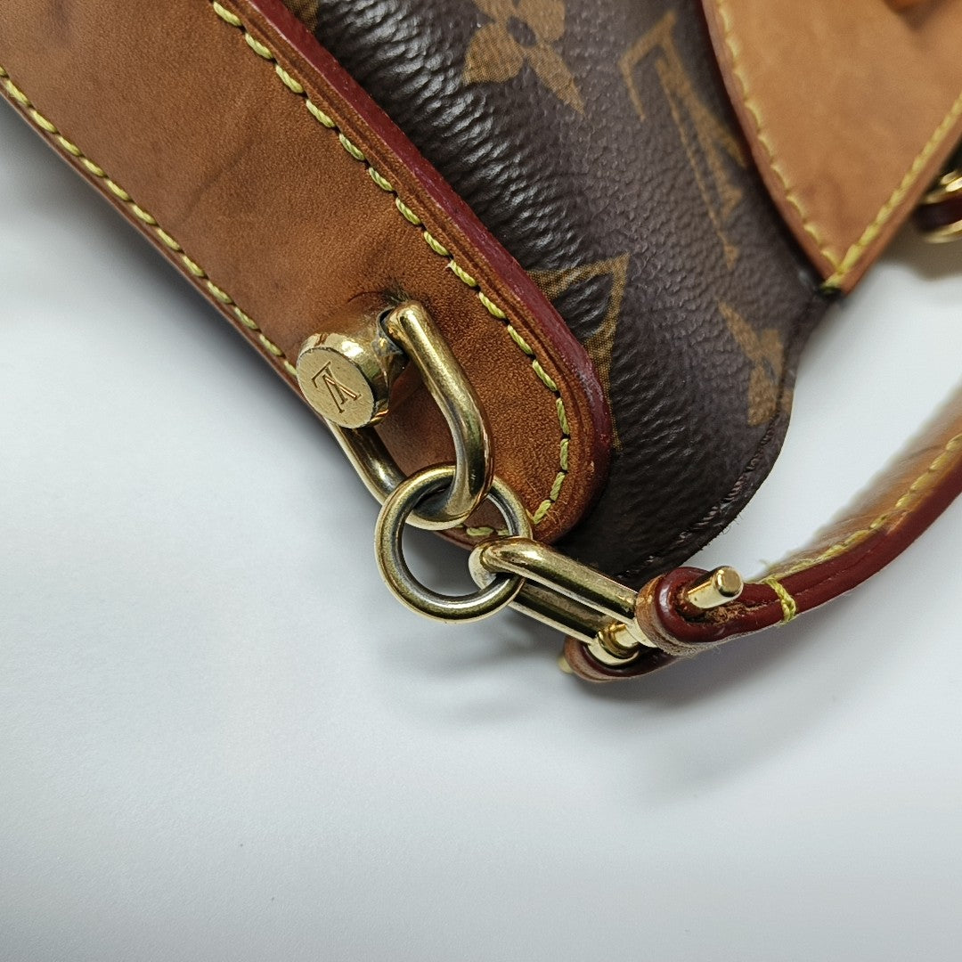 DUFFLE Monogram Coated Canvas Brown
