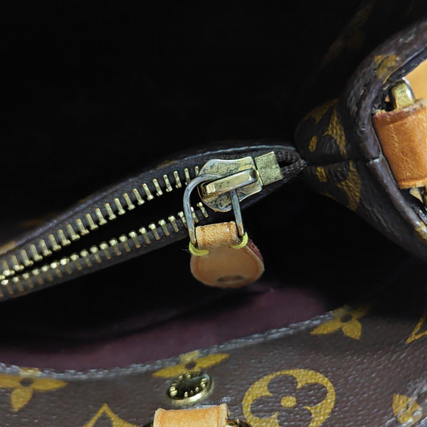 MONTAIGNE BB Monogram Coated Canvas Brown