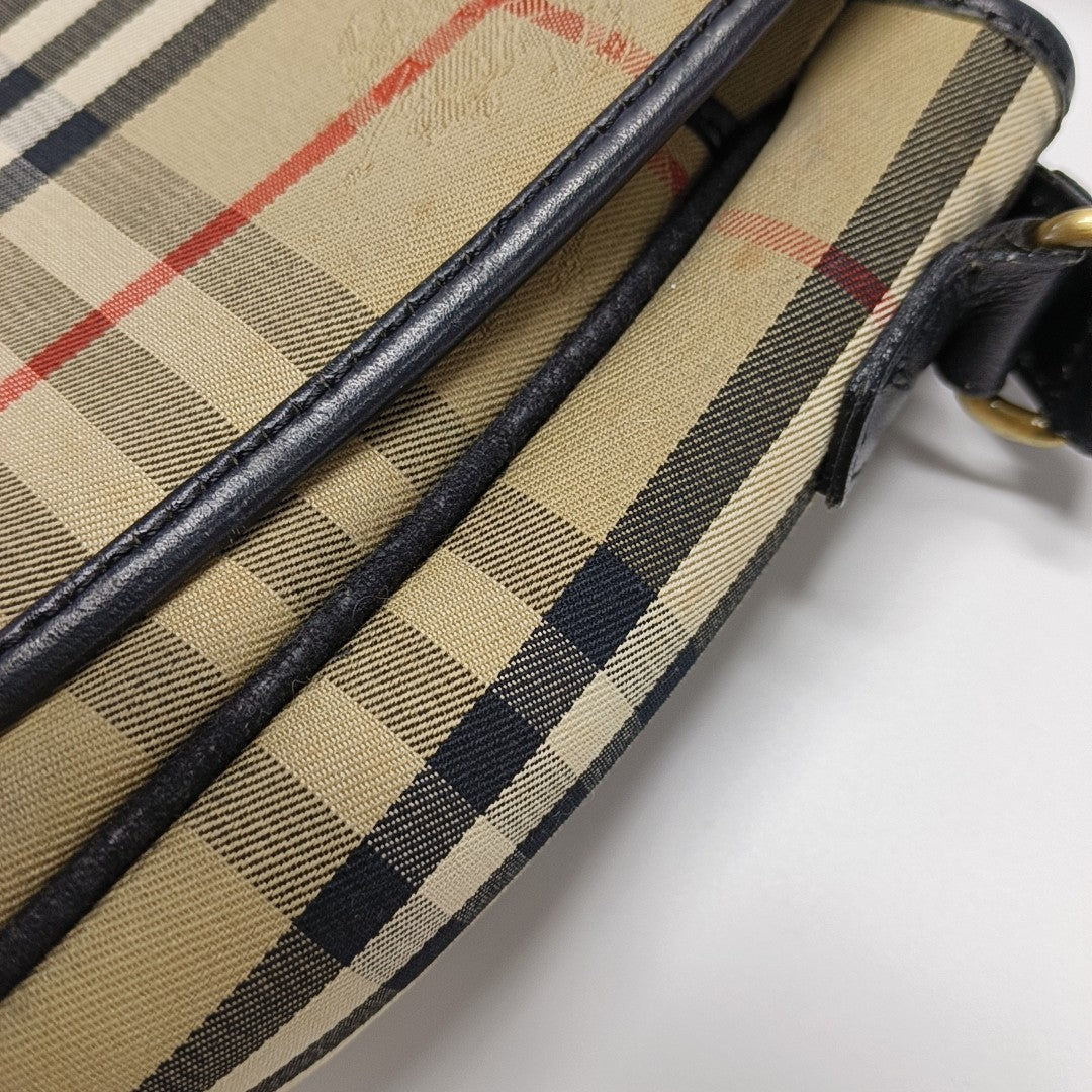 Canvas Crossbody Bag Beige