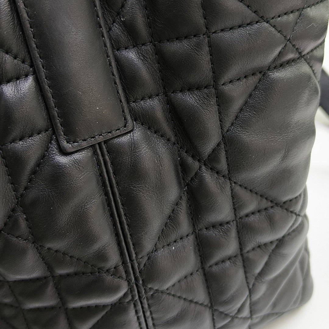 Toujours Medium Cannage Calfskin Black
