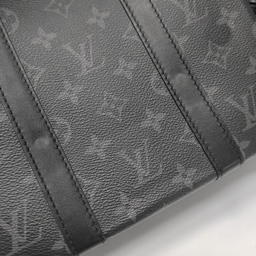 TRUNK PM Monogram Coated Canvas Black