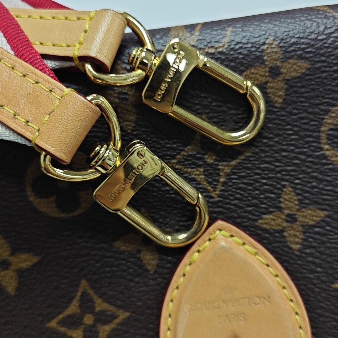 DIANE Monogram Coated Canvas Brown